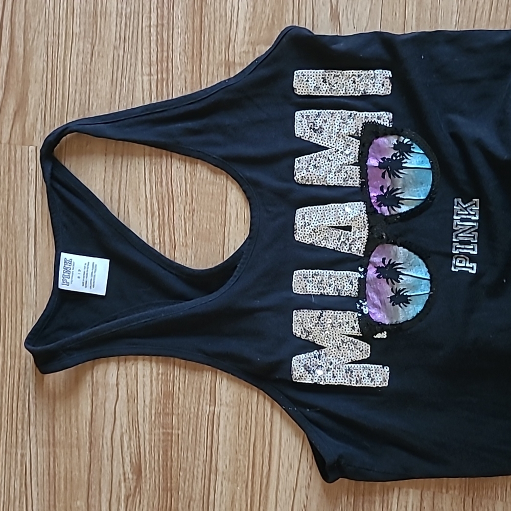 Victoria's Secert Pink Razorback tank size small